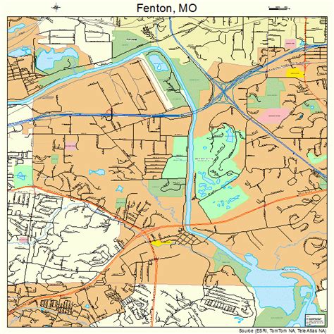 fenton mo map|driving directions to weston mo.